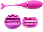 Purple 10 Speeds USB Silicone Vibrating Egg 15 cm