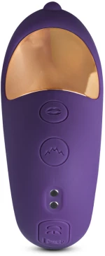 10-Speed Purple Color Silicone Clitoral Squirrel Vibrator