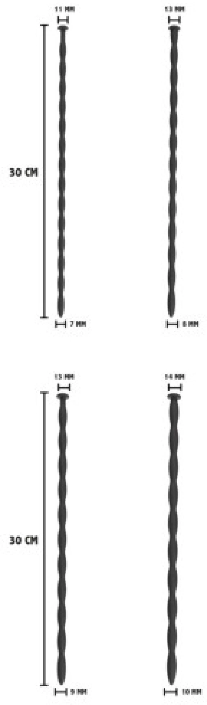 Penis Dilator 4 pcs Set Large