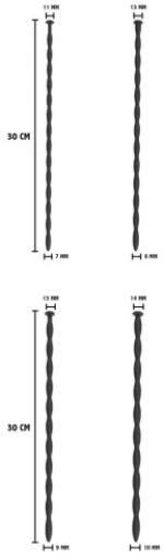 Penis Dilator 4 pcs Set Large