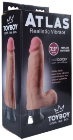 TOYBOY ATLAS Realistic suction dildo Vibrator 19 cm