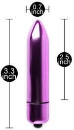 Mini Bullet vibrator 8 X 1.7 cm PINK