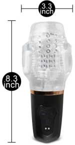 10-Speed Vibrating Masturbator with Sucking Function for men