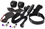 Naughty Toys Παιχνιδιάρικο δερμάτινο Φετιχ σετ με 8 αξεσουάρ