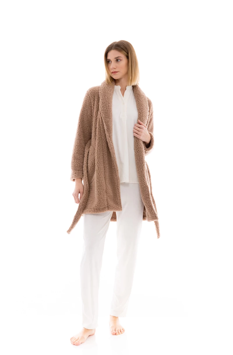 Γυναικεία Ρόμπα Pink Label - Skin - Fleece Fluffy