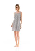 Γυναικείο Νυχτικό Pink Label - Mini - Floral Print - Τιράντα