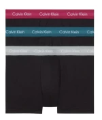 Ανδρικά boxer Calvin Klein - Μαύρο με χρωματιστό λάστιχο - 3 pack