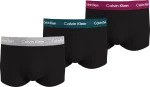 Ανδρικά boxer Calvin Klein - Μαύρο με χρωματιστό λάστιχο - 3 pack
