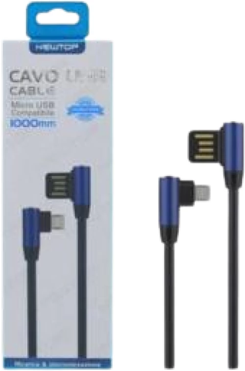 Newtop Καλώδιο USB to micro USB 1 μέτρο CU08 Μπλε