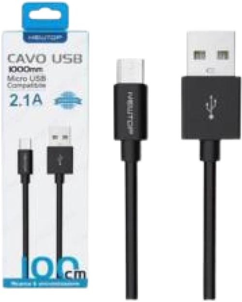 Καλώδιο USB to micro USB Newtop CU07 Μαύρο