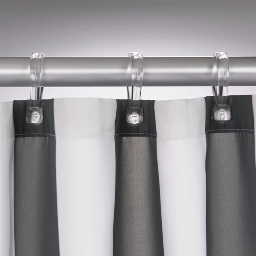 Sealskin κουρτίνα μπάνιου υφασμάτινη Linje grey 180x200εκ. - 233011314