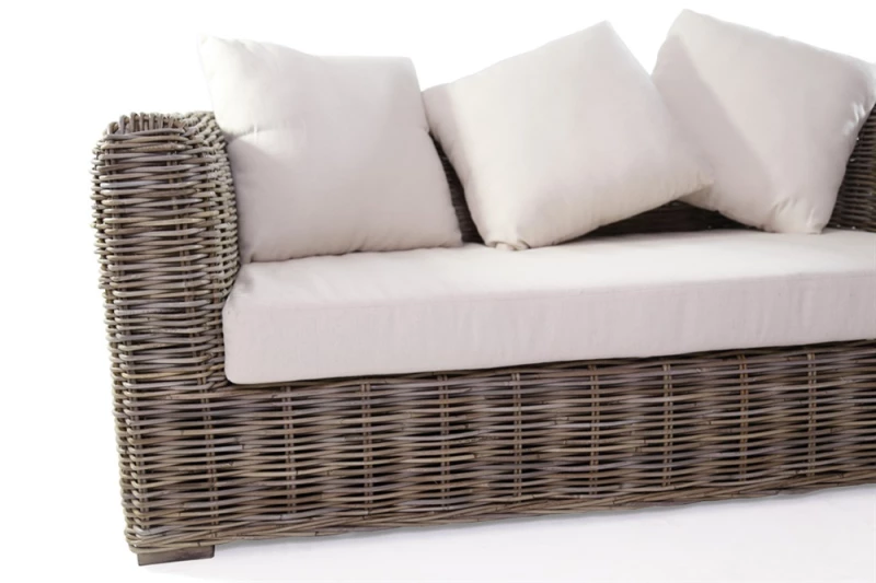 TS Wood Καναπές διθέσιος Java rattan 165x90x64cm - 720001