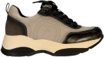 Sneaker Μπεζ - Μαύρο Γυναικείο 249036