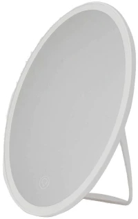 Avide LED Desk Lamp Make Up Mirror Rechargeable Round