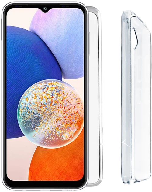 VOLTE-TEL ΘΗΚΗ SAMSUNG A14 5G A146 6.6" SLIMCOLOR AIR TPU CAMERA GUARD ΔΙΑΦΑΝΗ Διάφανο 'Ασπρο