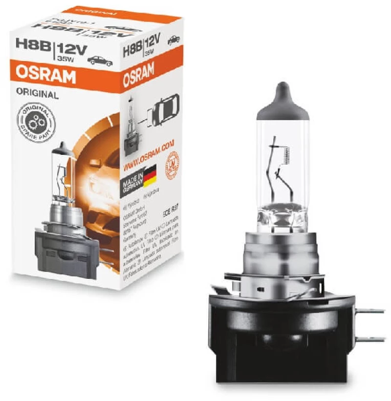 Λάμπα Αλογόνου H8B 12V 35w PGJY19-1 Osram 64242 1 Τεμάχιο (CAR0015468)