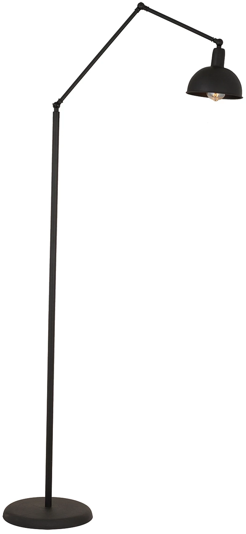 Φωτιστικό Δαπέδου GEMINI Μαύρο Μέταλλο 30x177cm
