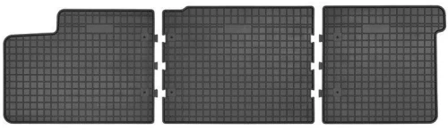 Λαστιχένια πατάκια Frogum για VW Transporter T5 T6 (2003+) - 3 θέσιο για τα πίσω καθίσματα - 3τμχ.