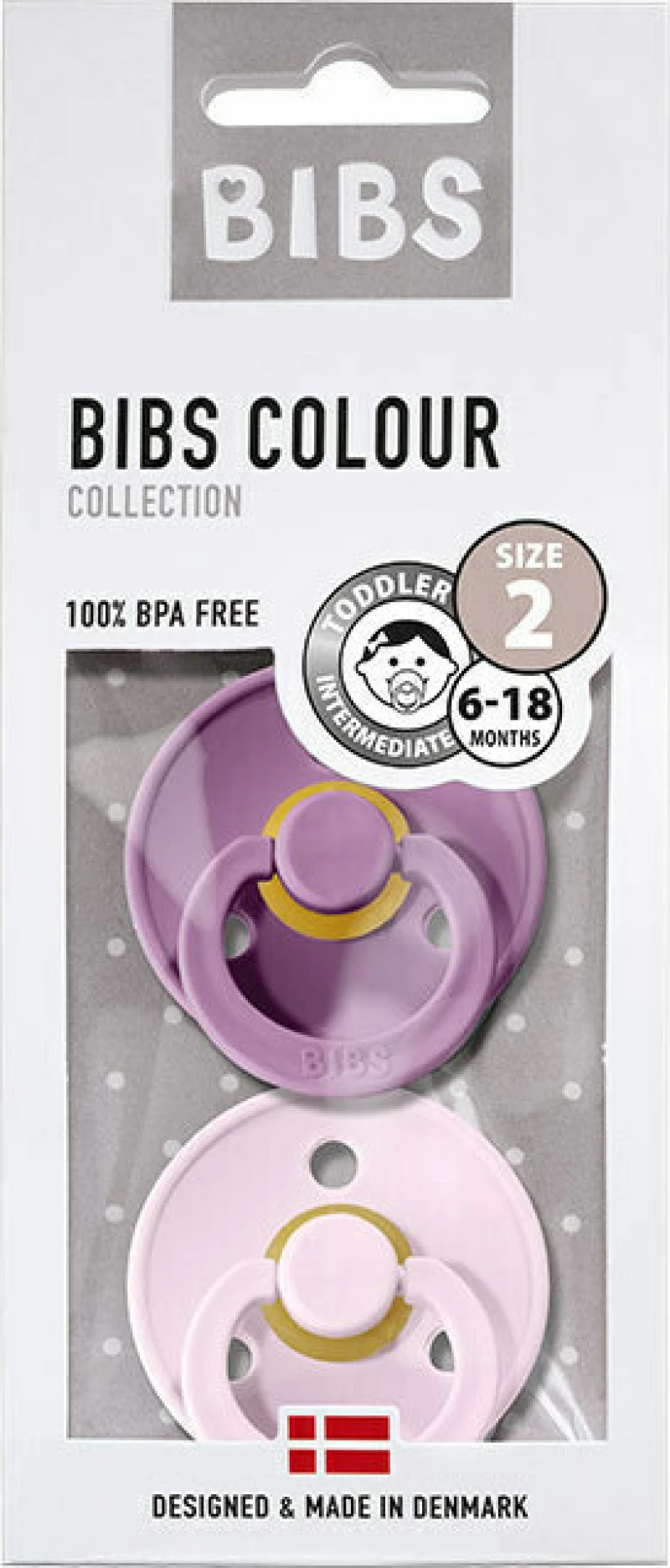 Bibs Πιπίλες Καουτσούκ για 6-18m Sky Blue-Steel Blue 2τμχ No2