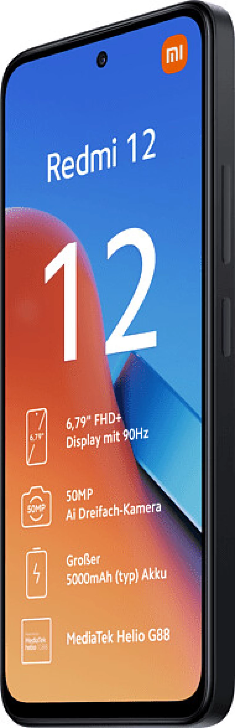 Xiaomi Redmi 12 (4GB/128GB) Midnight Black