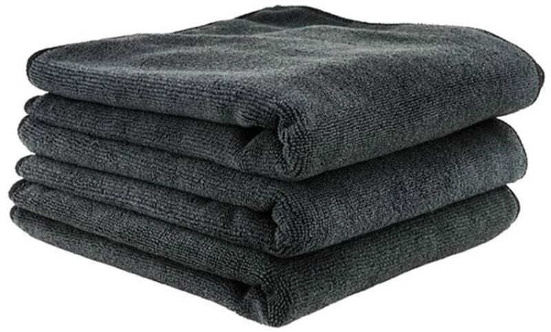 Chemical Guys Πετσέτα Προσώπου Microfiber Μαύρο 40x40εκ. MIC35303