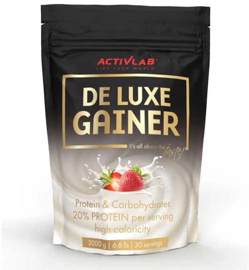 De Luxe Gainer 3000g - ActivLab - Φράουλα (Strawberry)