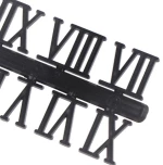 KIT  Επισκευής για Ρολόι Τοίχου (Λατινική Αρίθμιση) (Μαύρο) (OEM)