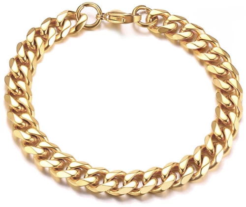 Ατσάλινο Βραχιόλι ΑΑ-50 Χρυσό