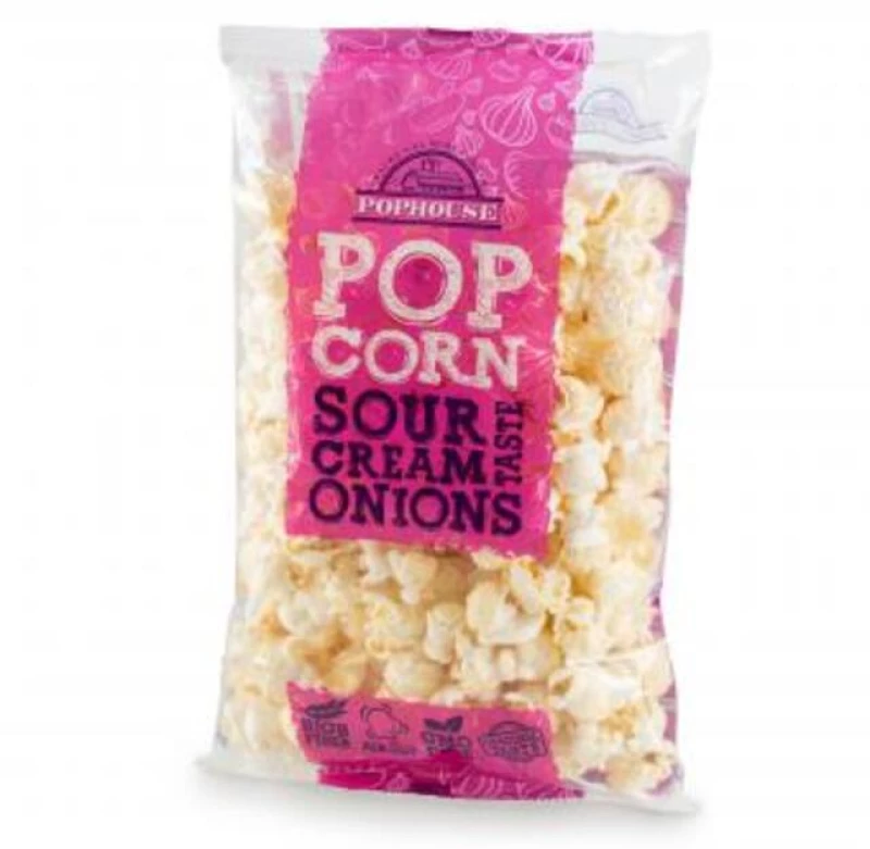 Ποπ Κορν Pophouse Popcorn With Sour Cream And Onions Flavor 65g