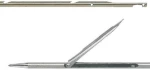 Tech Pro Βέργα Ταϊτής Λαστιχοβόλου Μονόφτερη Inox 6.25mm - 85cm 85cm