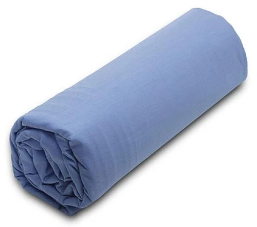 Κατωσέντονο Menta με λάστιχο 17 Blue Διπλό (160x200 20)