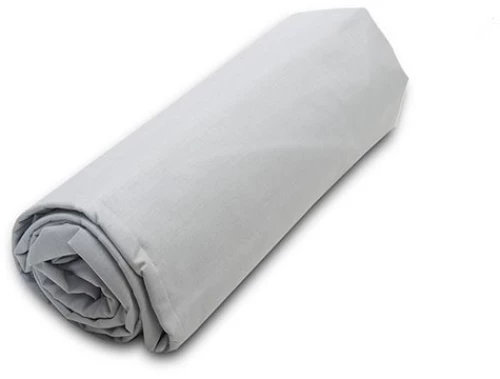 Κατωσέντονο Menta με λάστιχο 18 Light Grey Διπλό (160x200 40)