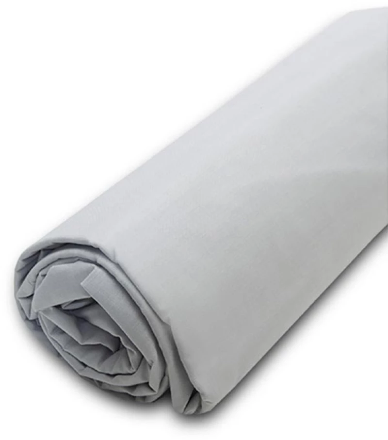 Κατωσέντονο Menta με λάστιχο 18 Light Grey Διπλό (160x200 40)
