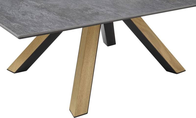 Τραπεζάκι κεραμικό ΜΙΑ γραφίτης 110x70x40cm