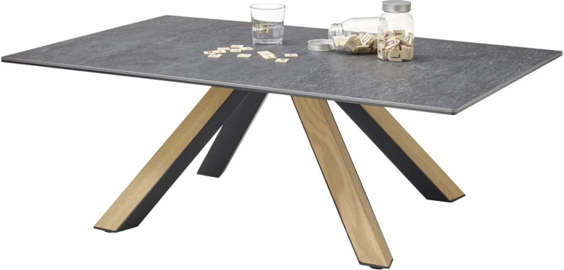 Τραπεζάκι κεραμικό ΜΙΑ γραφίτης 110x70x40cm