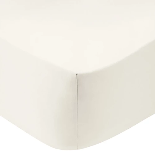 Κατωσέντονο Cotton Feelings με λάστιχο 100 White Διπλό (160x200 30)