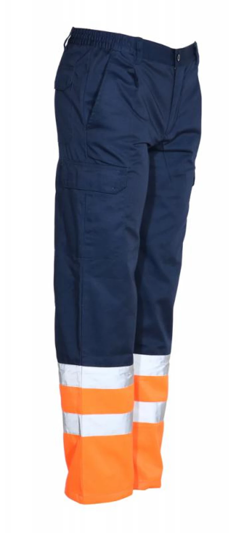 Παντελόνι με μπατζάκι υψηλής ευκρίνειας NAVY/YELLOW