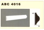 Decolux Επιτοίχιο Προφίλ 16x40mm  ABC 4016