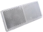 Αντανακλαστικό Αυτοκόλλητο 56mm x 39mm Proplast Λευκό 26113103 1 Τεμάχιο