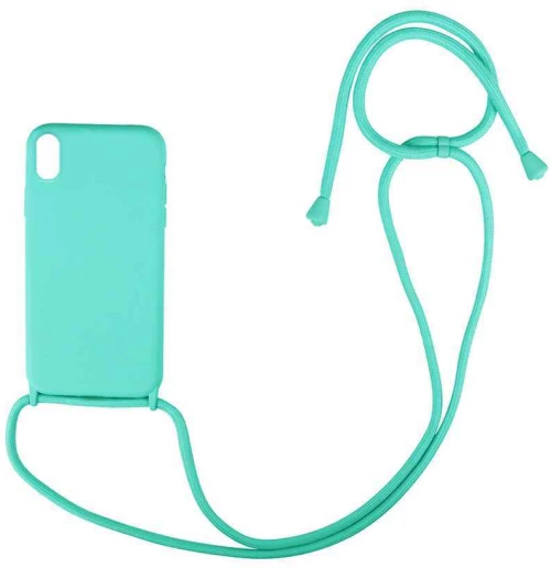 Θήκη Σιλικόνης με Κορδόνι CarryHang Sonique Apple iPhone XS MAX Γαλάζιο - Sonique - Γαλάζιο - iPhone XS MAX - Θήκες Πλάτης