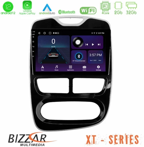 Bizzar XT Series Renault Clio 2012-2016 4Core Android12 2+32GB Navigation Multimedia Tablet 10"
