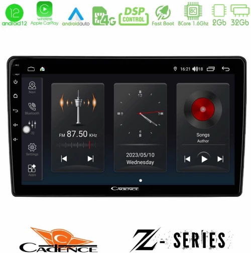 Cadence Z Series VW Group 8Core Android12 2+32GB Navigation Multimedia Tablet 10"