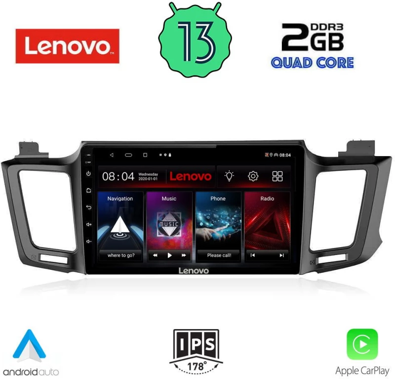 LENOVO LVD 4733_CPA (10inc) MULTIMEDIA TABLET OEM TOYOTA RAV 4 mod. 2013-2019