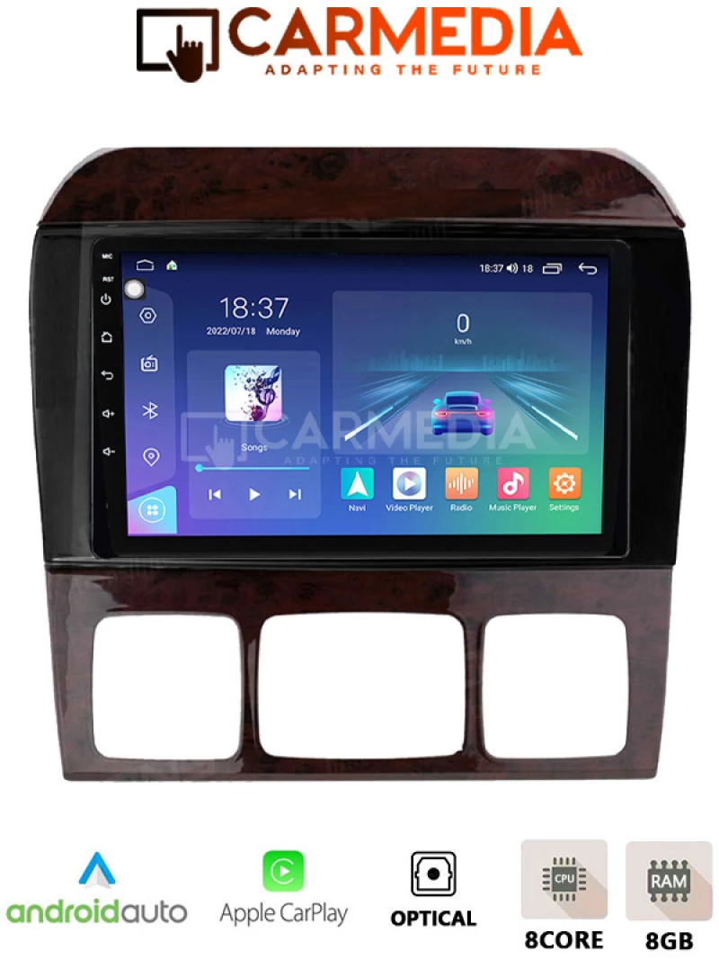 CARMEDIA CM809-13 TABLET 9'' OEM MERCEDES S (W220) 1998-2005