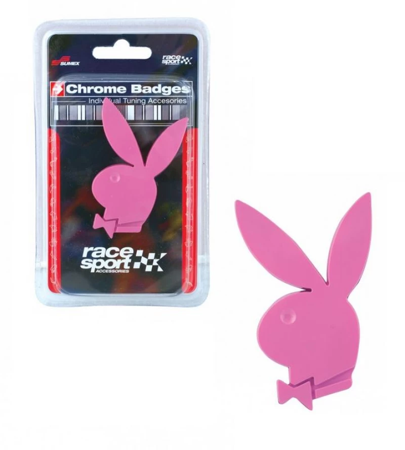 Αυτοκόλλητo 3D "Sexy Bunny" Pink Ροζ 4.5cm x 7.3cm 1 Τεμάχιο