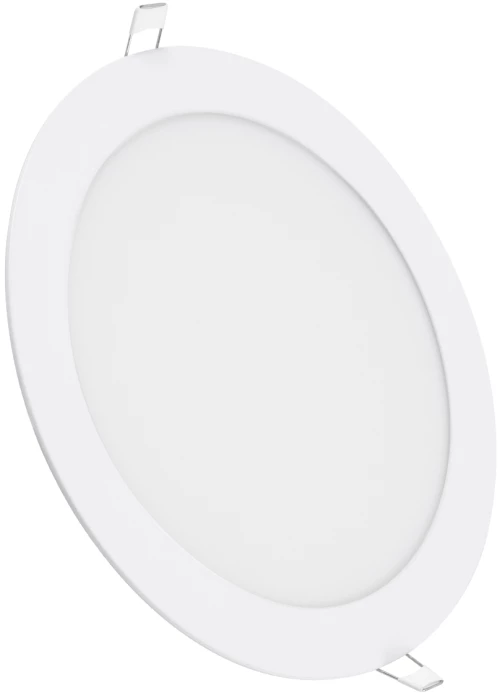 GloboStar® 60189 Χωνευτό LED Panel Φ22cm 20W 2120lm 120° AC 220-240V IP20 Φ22.2 x Υ1.9cm Φυσικό Λευκό 4500K - 3 Years Warranty