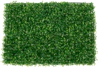 GloboStar® 78417 Artificial - Συνθετικό Τεχνητό Διακοσμητικό Πάνελ Φυλλωσιάς - Κάθετος Κήπος Μικρόφυλλο Πυξάρι Πράσινο Μ60 x Υ40 x Π4cm