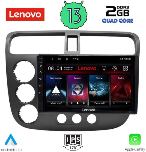 LENOVO LVD 4187_CPA (9inc) MULTIMEDIA TABLET OEM HONDA CIVIC 4D mod. 2001-2006