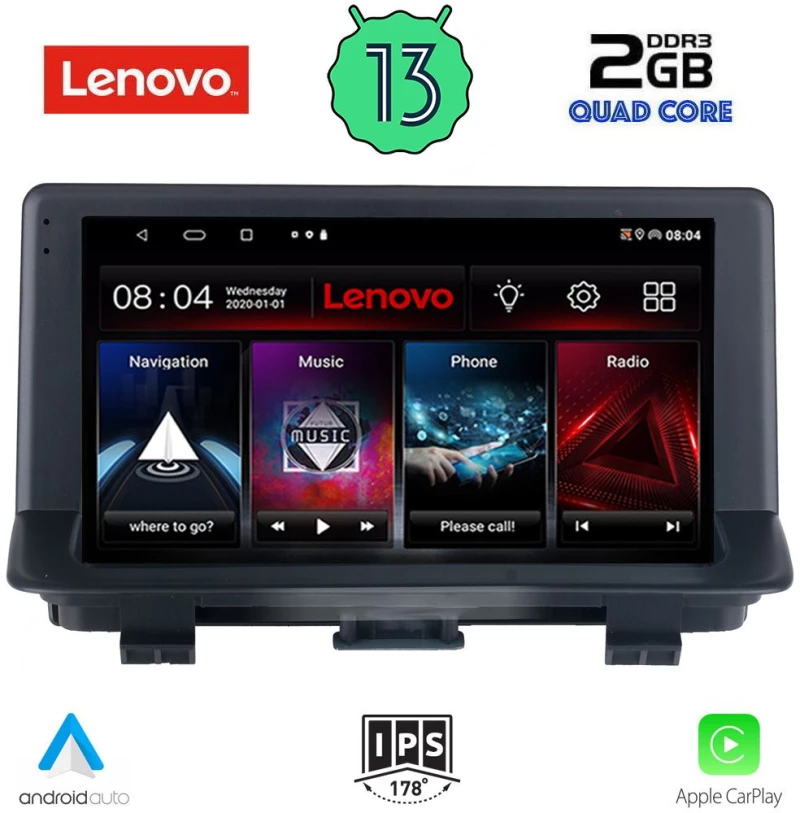 LENOVO LVD 4013_CPA (9inc) MULTIMEDIA TABLET OEM AUDI Q3 mod. 2013-2018