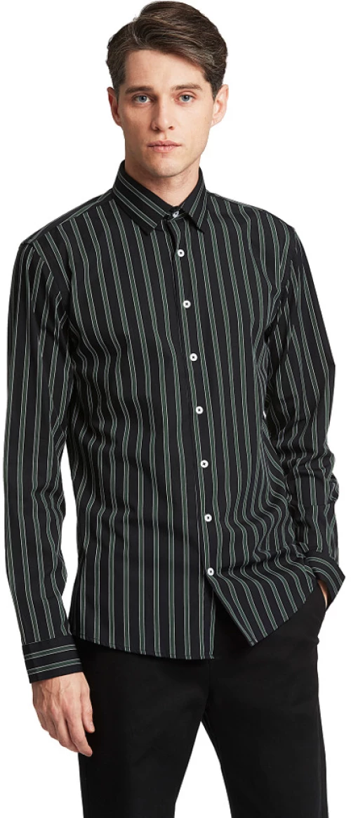 Lindbergh Men's Striped Shirt L/S
